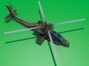 ah64 apache 3D Model