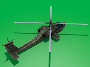 ah64 apache 3D Model