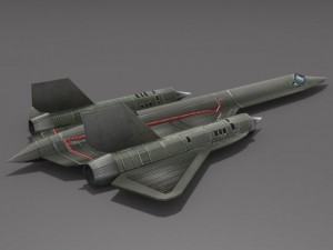 sr71 blackbird Modelo 3D
