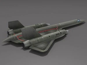 sr71 blackbird 3D Model