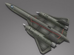sr71 blackbird Modelo 3D