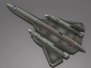 sr71 blackbird 3D Model