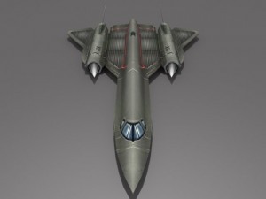 sr71 blackbird Modelo 3D