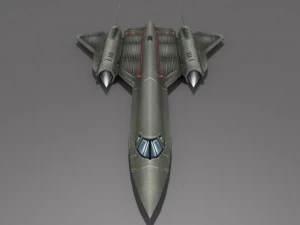 sr71 blackbird 3D Model