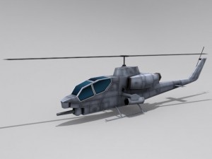 ah1 cobra Modelo 3D