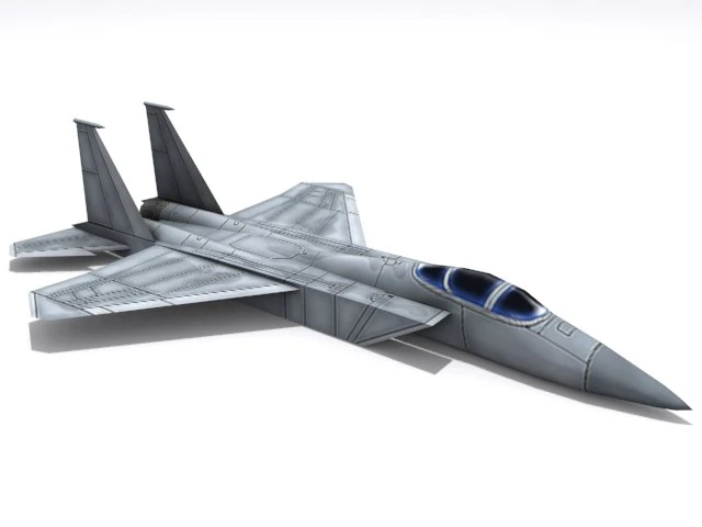 f15 eagle 3D Model .c4d .max .obj .3ds .fbx .stl .blend 