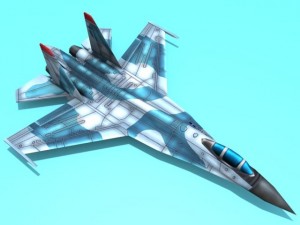 su27 flanker Modello 3D