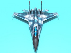 su27 flanker Modello 3D