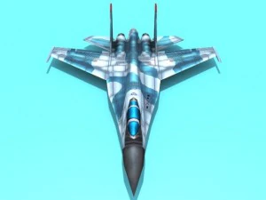 su27 flanker 3D Model