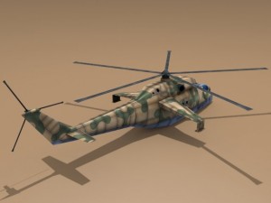 mi24 hind Model 3D
