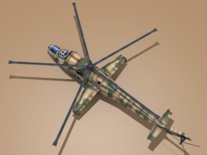 mi24 hind Model 3D