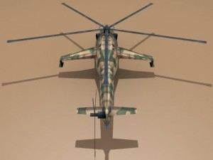 mi24 hind Model 3D