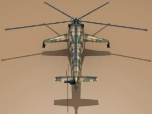 mi24 hind 3D Model
