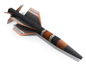 long range missiles 3D Model