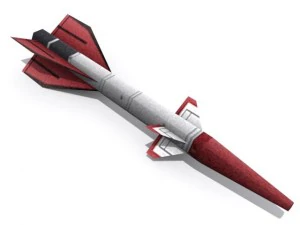 long range missiles 3D Model