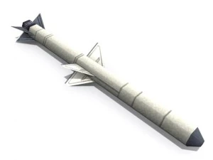 long range missiles 3D Model