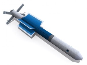 medium range missiles 3D 模型