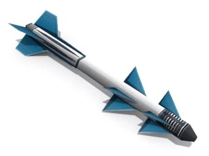 medium range missiles 3D Model