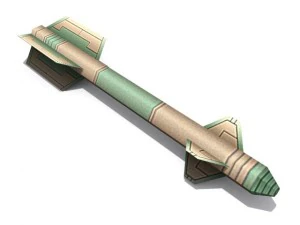 short range missiles 3D Model
