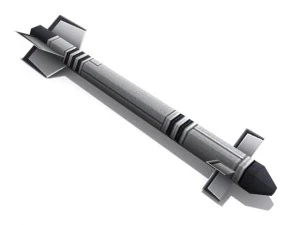 short range missiles 3D Model