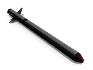 short range missiles 3D Model