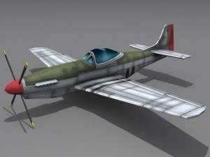 p51 mustang Modelo 3D