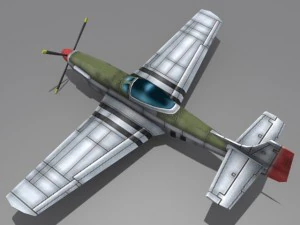 p51 mustang 3D Model