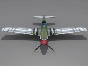 p51 mustang 3D Model