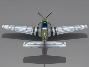 p51 mustang 3D Model