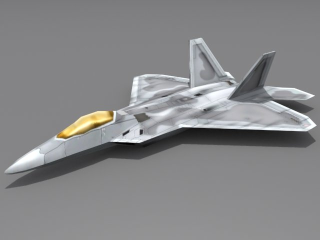 fa22 a raptor 3D मॉडल .c4d .max .obj .3ds .fbx .stl .blend 