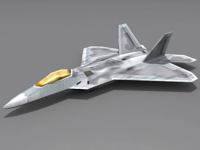 fa22 a raptor 3D Model .c4d .max .obj .3ds .fbx .stl .blend 