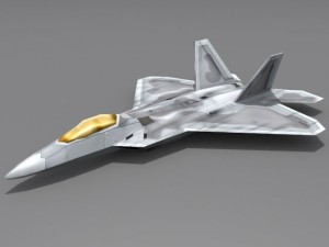 fa22 a raptor Modelo 3D