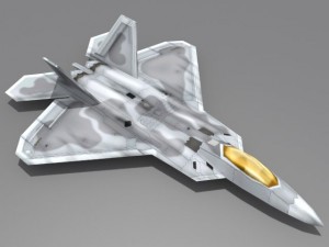fa22 a raptor 3D मॉडल