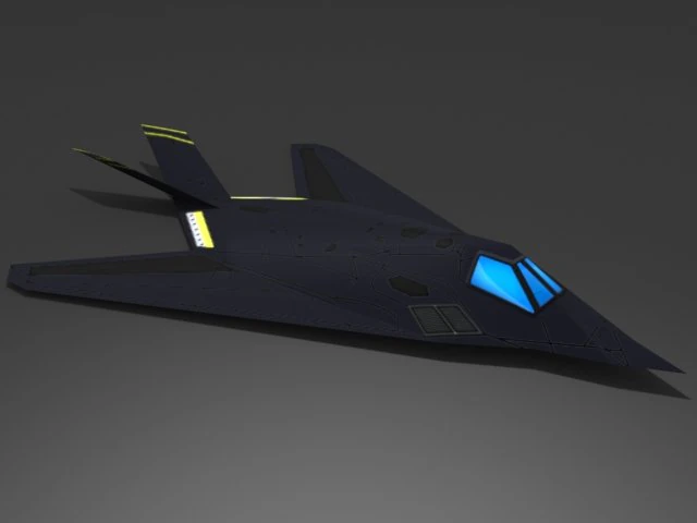 f117 stealth fighter 3D Model .c4d .max .obj .3ds .fbx .stl .blend 