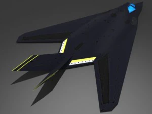 f117 stealth fighter 3D Model