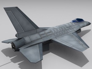 f16 fighting falcon Modèle 3D