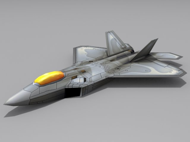 fa22 n raptor ii Model 3D .c4d .max .obj .3ds .fbx .stl .blend 