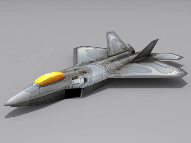 fa22 n raptor ii 3D Model .c4d .max .obj .3ds .fbx .stl .blend 