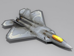 fa22 n raptor ii Model 3D