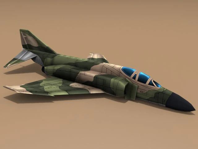 mcdonnell douglas f4 phantom ii 3D Model .c4d .max .obj .3ds .fbx .stl .blend 