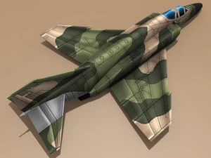 mcdonnell douglas f4 phantom ii 3D Model
