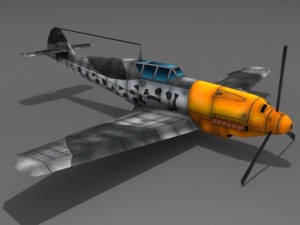 messerschmitt bf 109 Modelo 3D