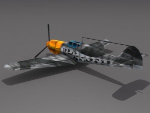messerschmitt bf 109 Modèle 3D