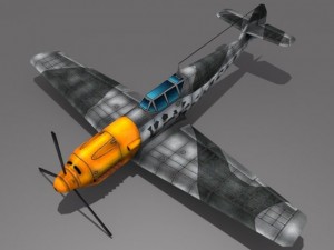 messerschmitt bf 109 Modèle 3D