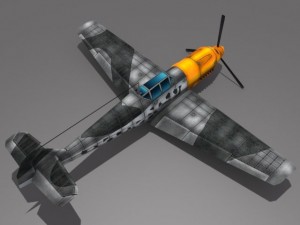 messerschmitt bf 109 Modèle 3D