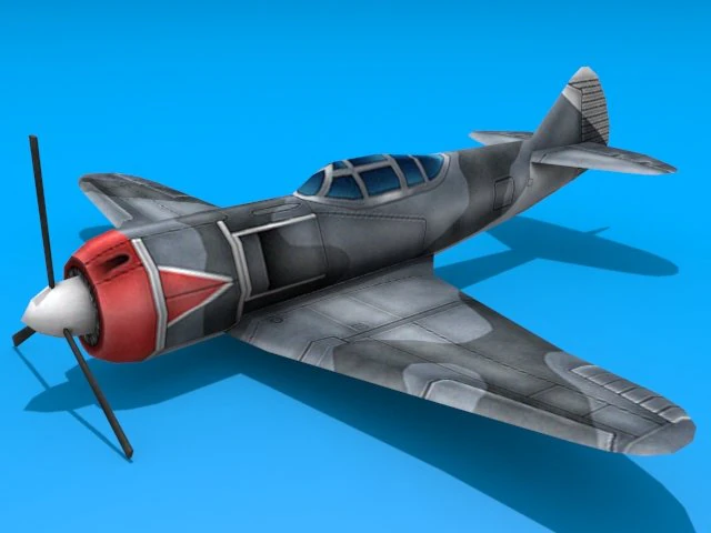 lavochkin la5 3D Model .c4d .max .obj .3ds .fbx .stl .blend 