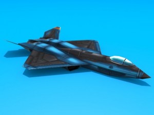 yf23 black widow Modelo 3D