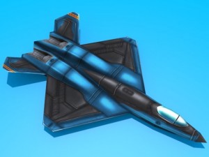 yf23 black widow Modelo 3D