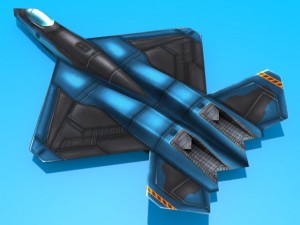 yf23 black widow Modelo 3D