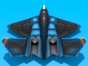 yf23 black widow Modelo 3D